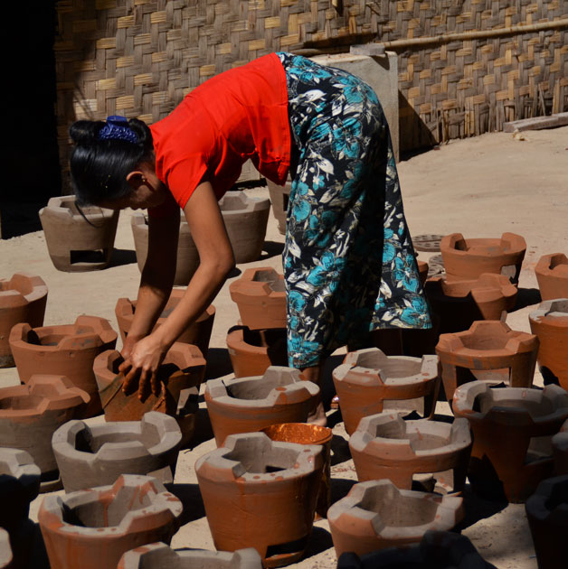 Fabrication de foyers de cuisson économes