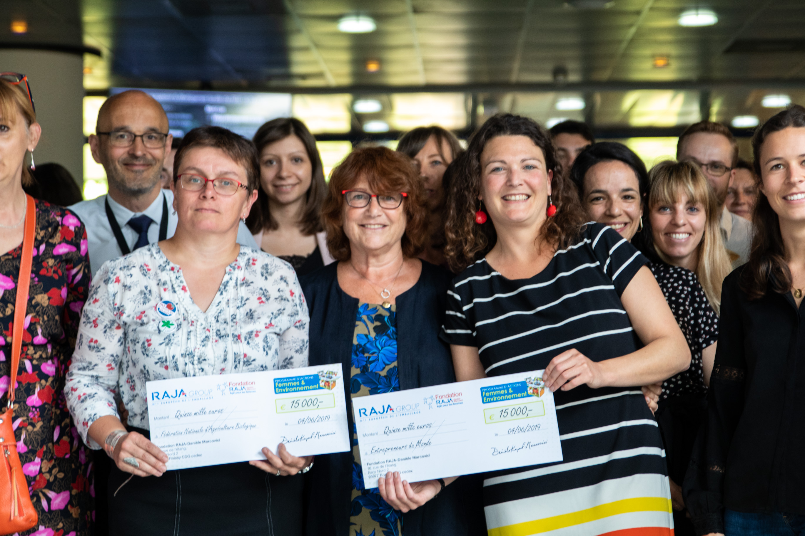 The FNAB and Entrepreneurs du Monde, winners of the « Women & the Environment Coup de Cœur » awards
