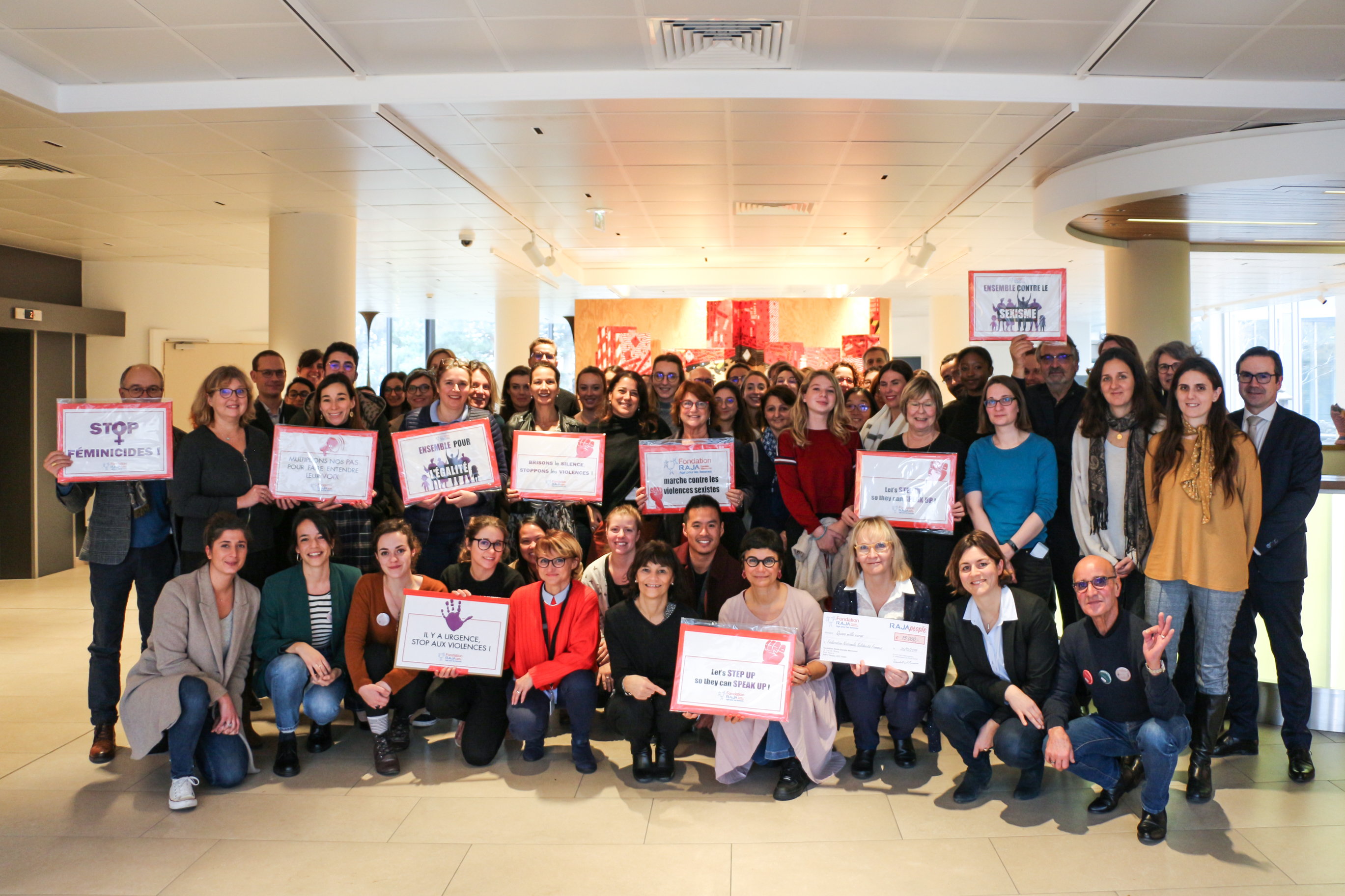 The RAJA Group and the RAJA-Danièle Marcovici Foundation once again mobilized to fight violence against women