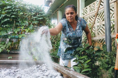 Educate vulnerable women in agro-ecological practices to provide their own food security