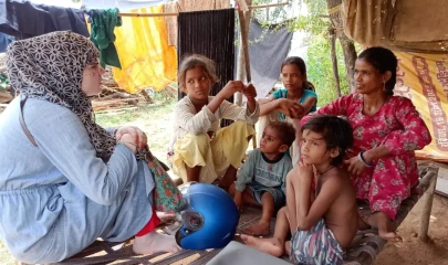 Empowerment des femmes des quartiers précaires de Jaipur