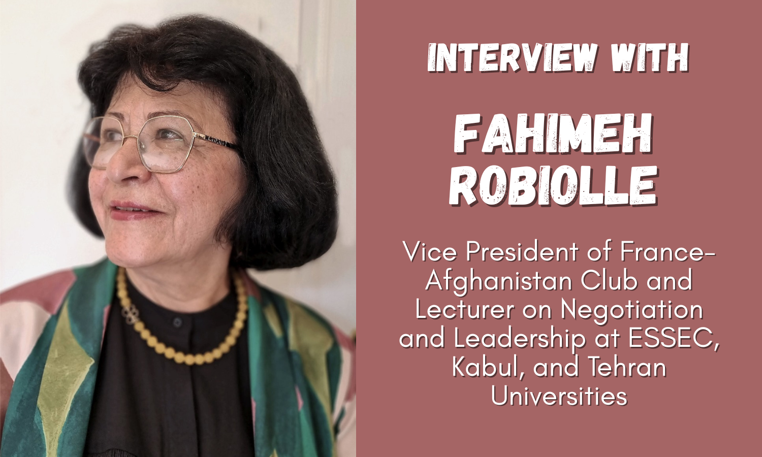 “The Taliban spokesperson serves as a marketing tool for the international community”: Interview with Fahimeh Robiolle – What future for women in Afghanistan?