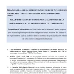 Contribution CEDAW – Femmes & Climat