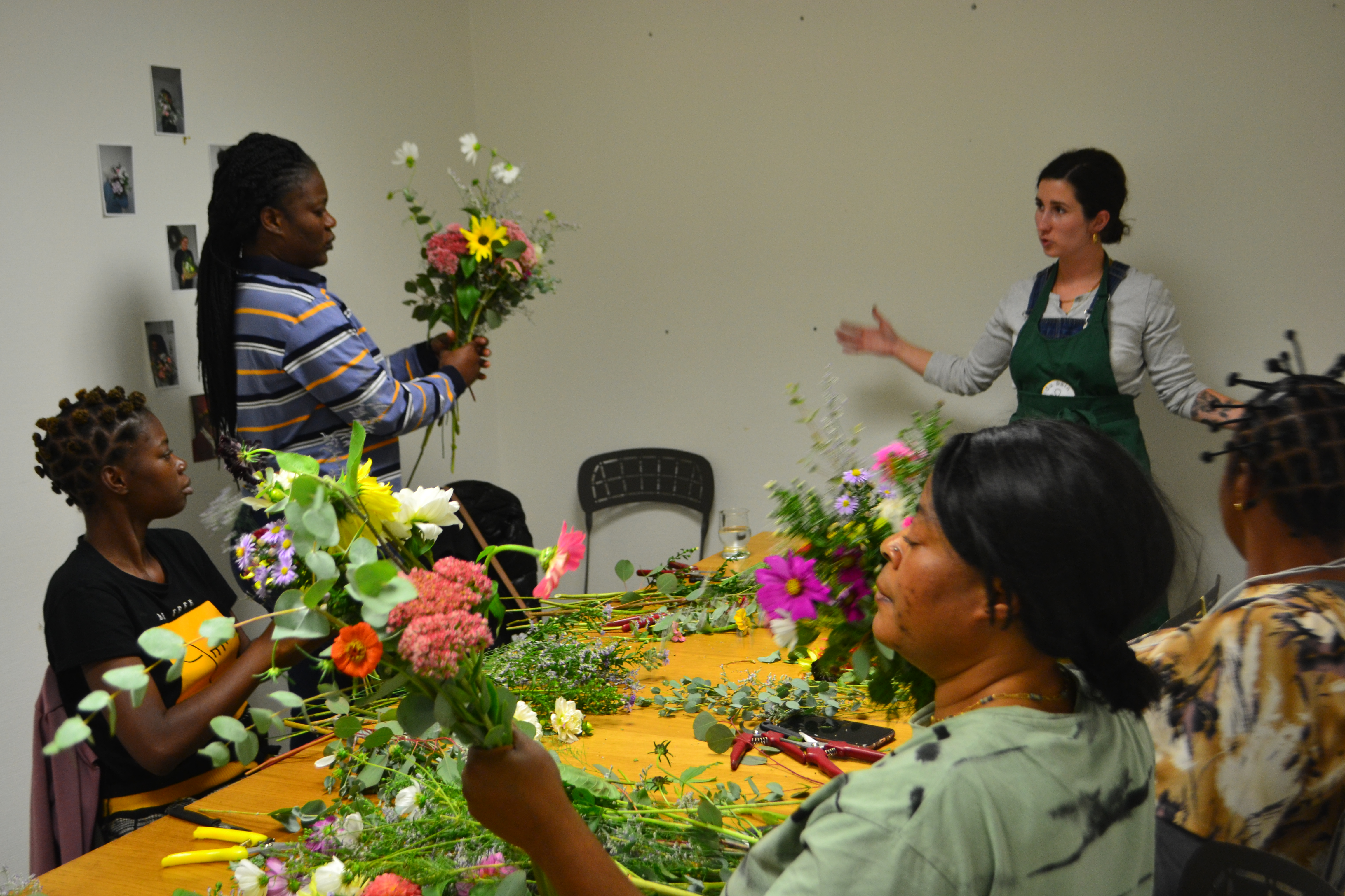 A florist integration project accessible to women far from employment
