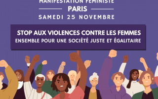 Samedi 25 novembre : marchons ensemble pour les droits des femmes !