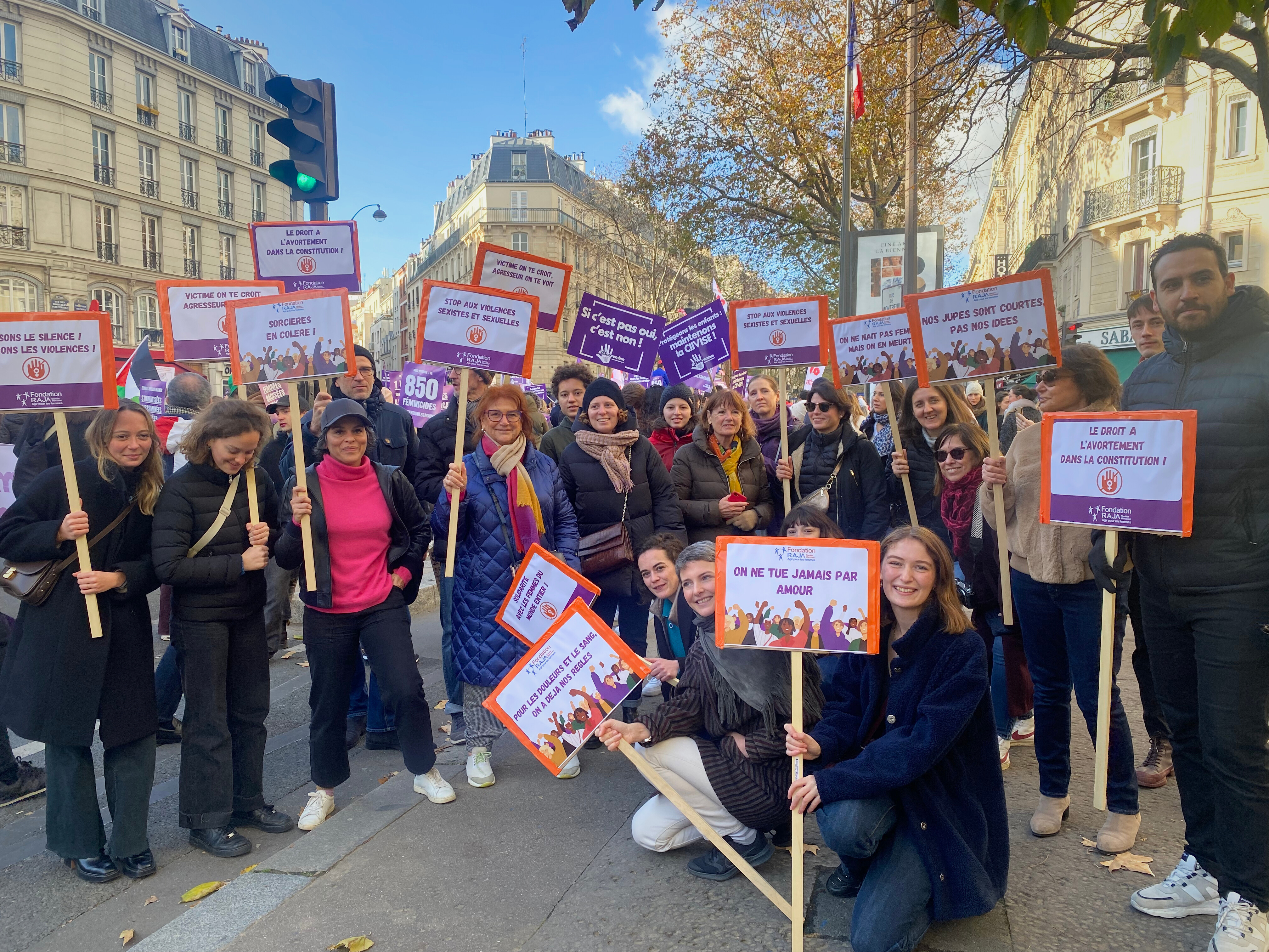 The RAJA-Danièle Marcovici Foundation mobilized for the International Day for the Elimination of Violence Against Women
