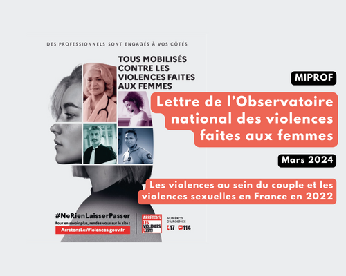 The MIPROF Letter: Intimate Partner Violence and Sexual Violence in France in 2022