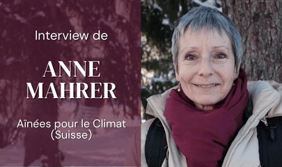 Interview d’Anne Mahrer : quand la justice climatique devient un combat féministe