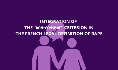 Integration of the “non-consent” criterion into the French legal definition of rape: a controversial law reform