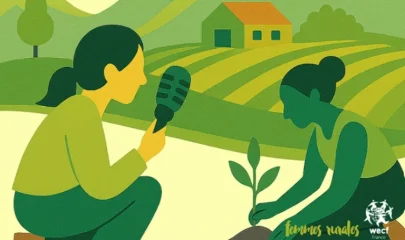 WECF France highlights the commitment of rural women in the Alps through the Women & Biodiversity Award and the podcast “Hautes Voix!”.